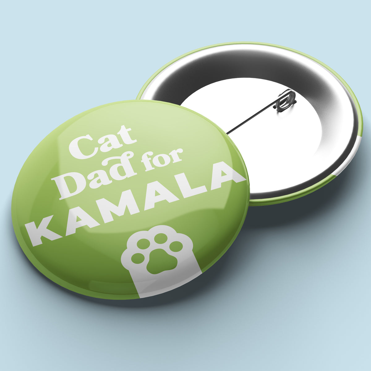 Cat Dad for Kamala - 1.25&quot; Pin