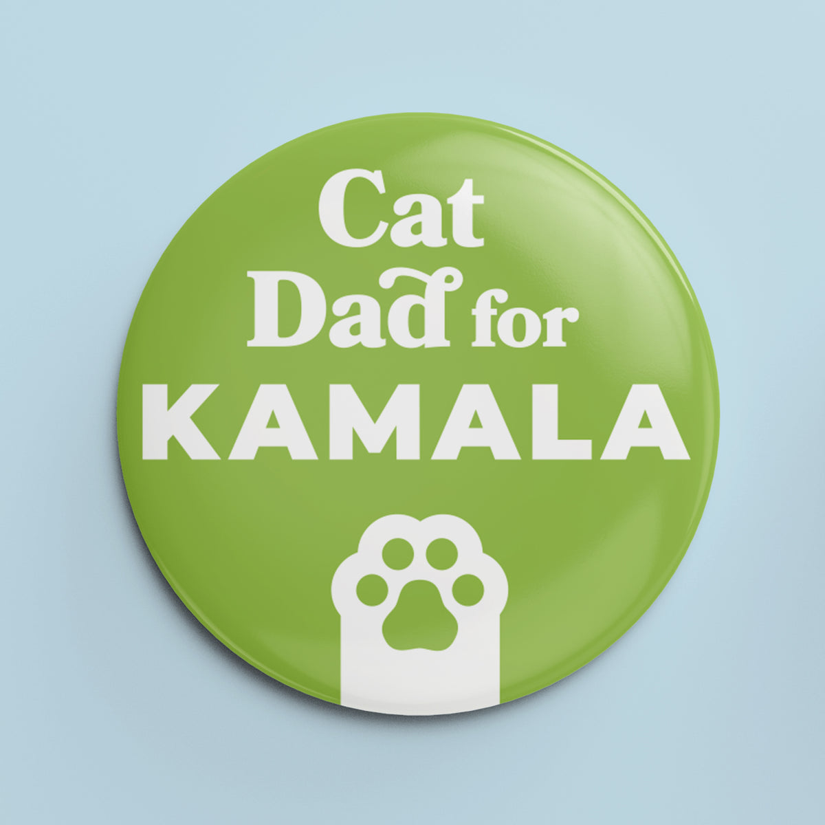 Cat Dad for Kamala - 1.25&quot; Pin