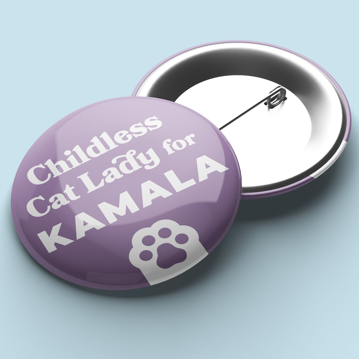 Childless Cat Lady for Kamala - 1.25&quot; Pin