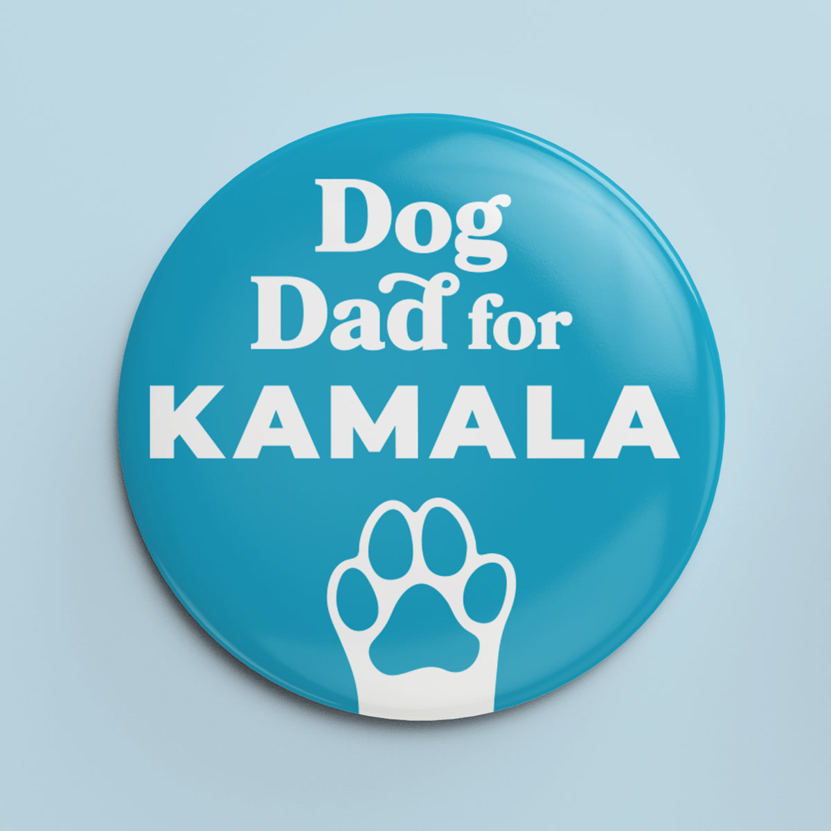 Dog Dad for Kamala - 1.25&quot; Pin