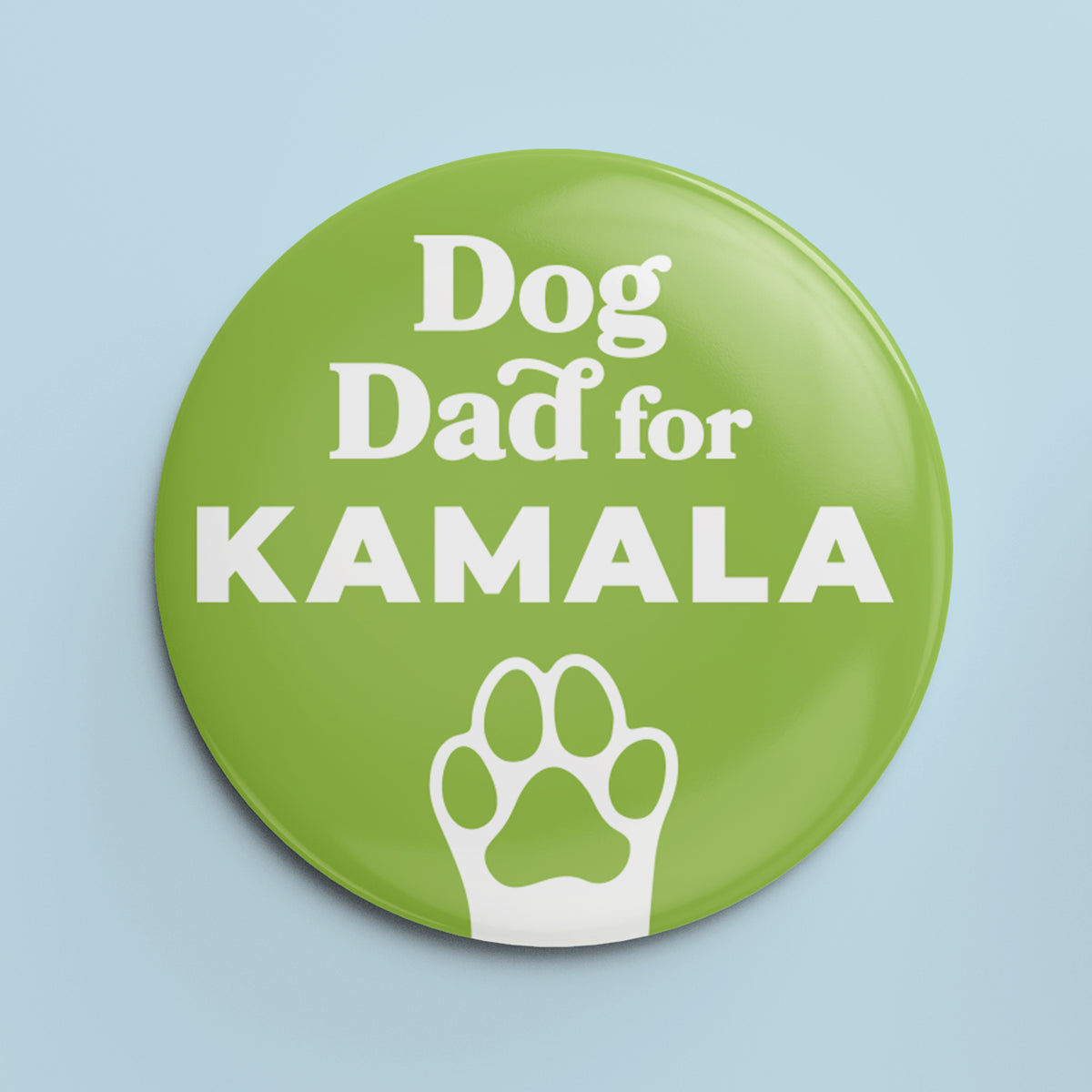 Dog Dad for Kamala - 1.25&quot; Pin