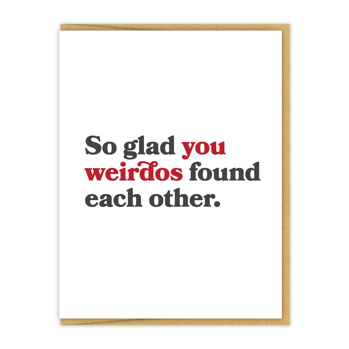 Glad you weirdos found each other