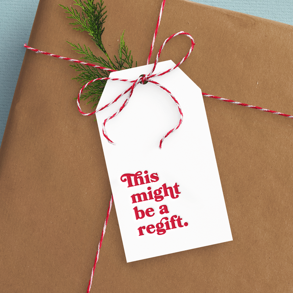 This might be a regift - *NEW* Set of 6 Gift Tags