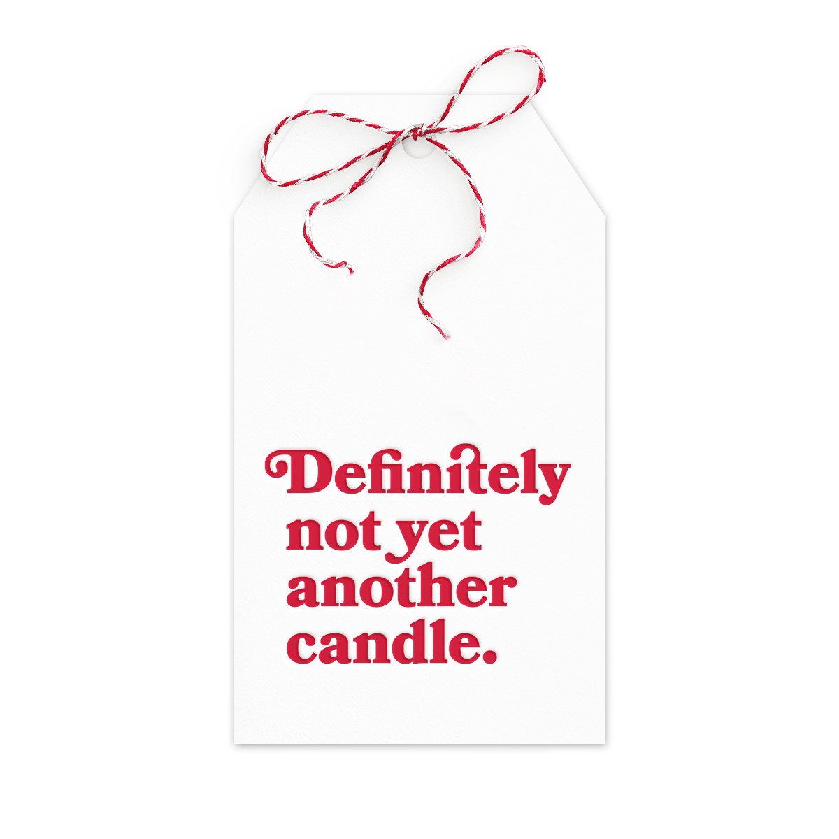 Definitely not yet another candle. - *NEW* Set of 6 Gift Tags