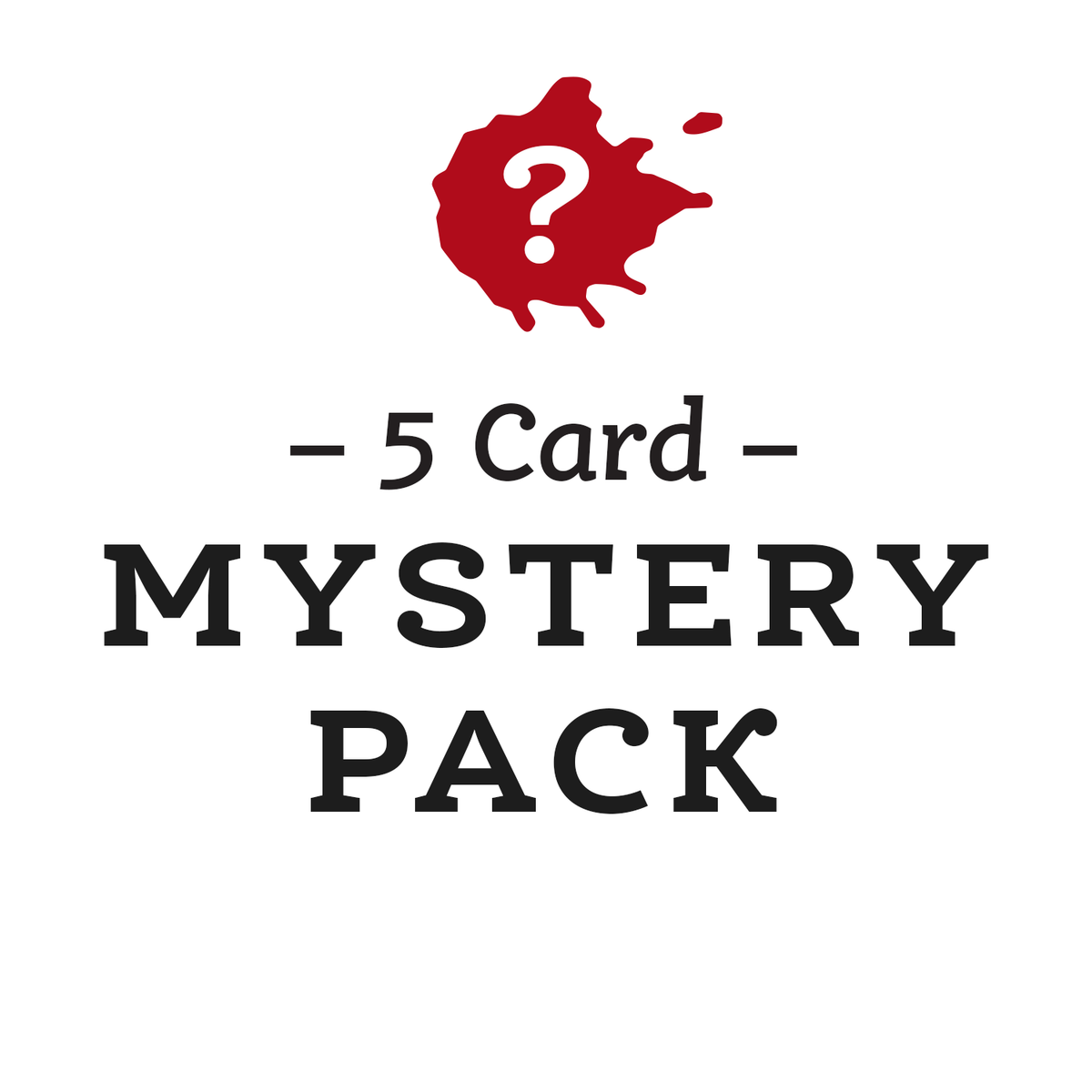 5 card Mystery Pack