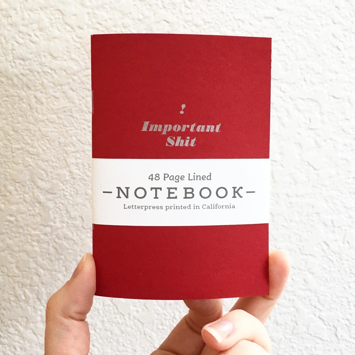 Important Shit Pocket Notebook