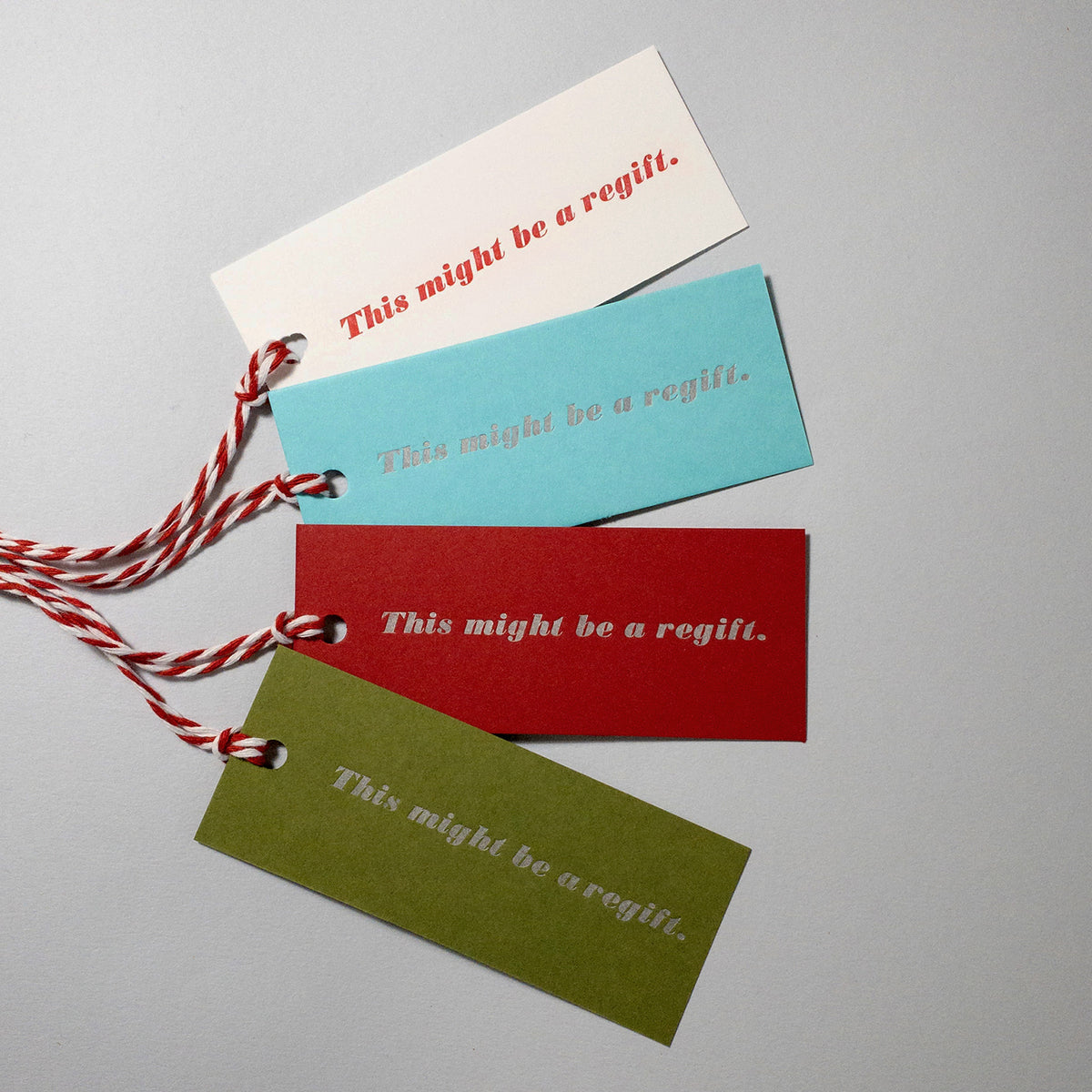 This might be a regift - Set of 5 Gift Tags